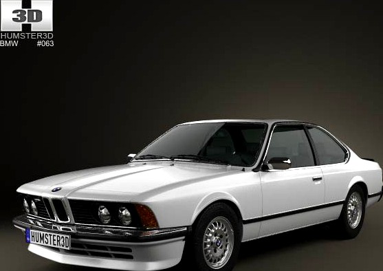 3D model of BMW 6 Series (E24) 1978