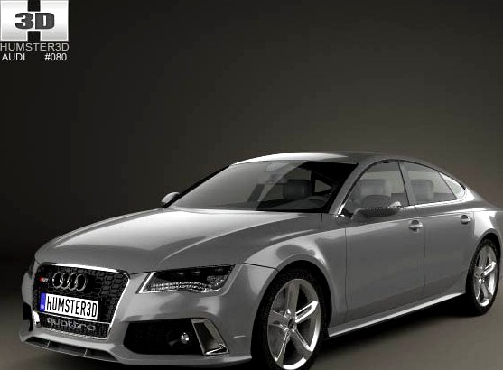 3D model of Audi RS7 (4G) sportback 2014