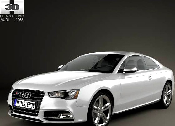 3D model of Audi S5 coupe 2012