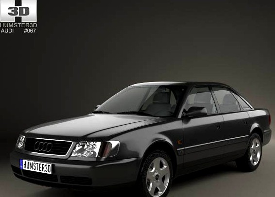 3D model of Audi A6 (C4) sedan 1994