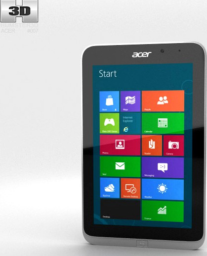 3D model of Acer Iconia W4