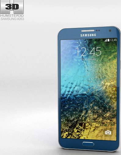 3D model of Samsung Galaxy E7 Blue