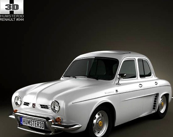 3D model of Renault Ondine (Dauphine) 1956-1967