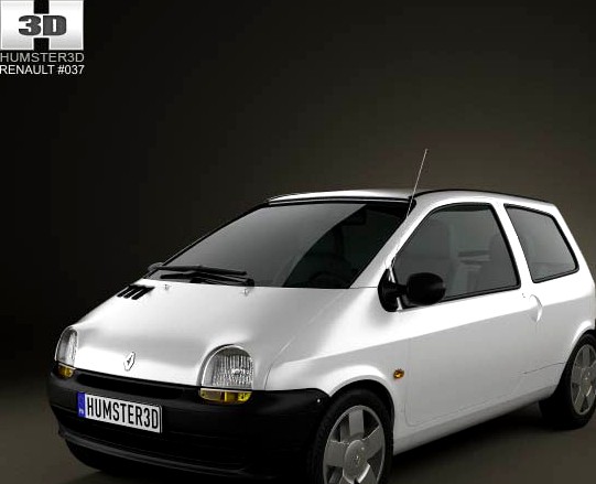 3D model of Renault Twingo 1992