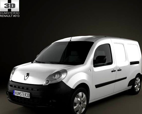 3D model of Renault Kangoo Maxi 2011