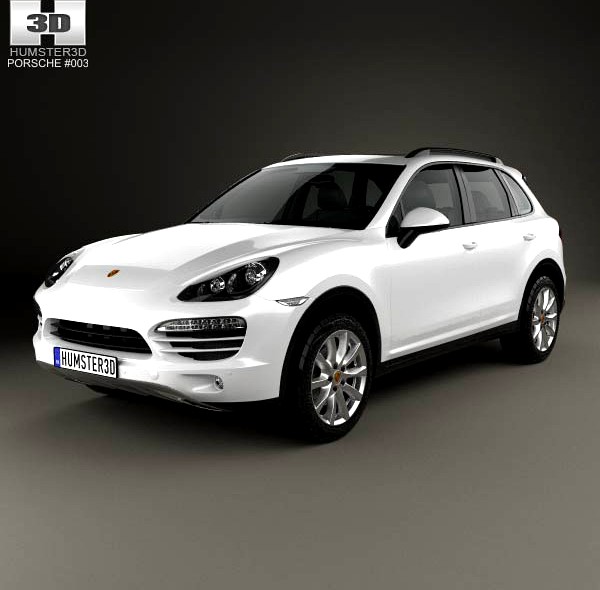 3D model of Porsche Cayenne Hybrid 2011