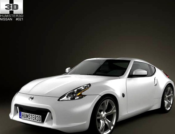 3D model of Nissan 370Z Coupe 2009