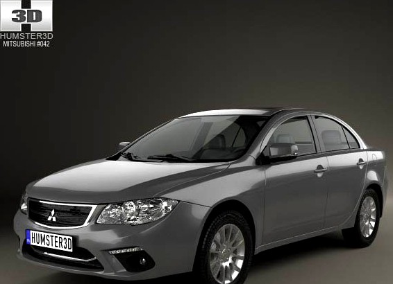 3D model of Mitsubishi Lancer Fortis 2013