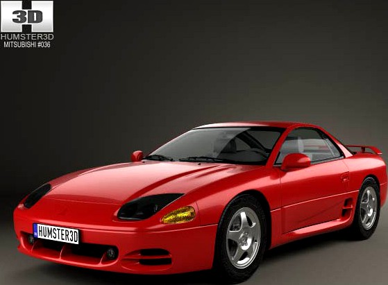 3D model of Mitsubishi 3000GT 1994