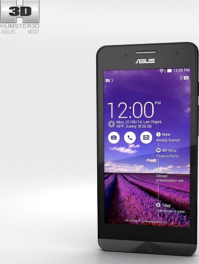 3D model of Asus Zenfone 5 Twilight Purple