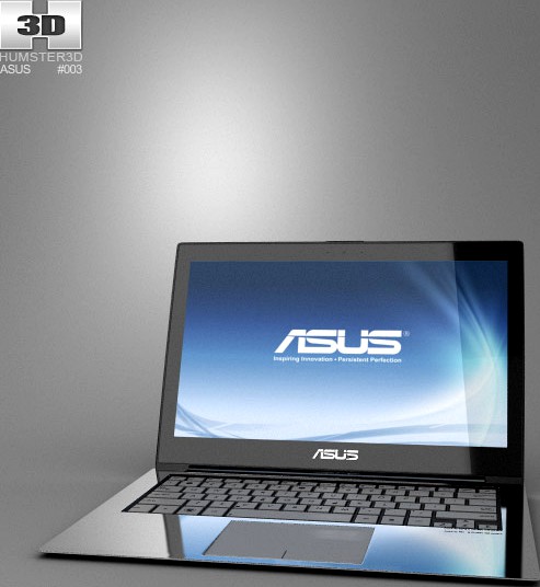3D model of Asus Zenbook UX31