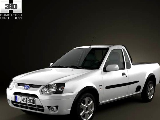 3D model of Ford Bantam 2012