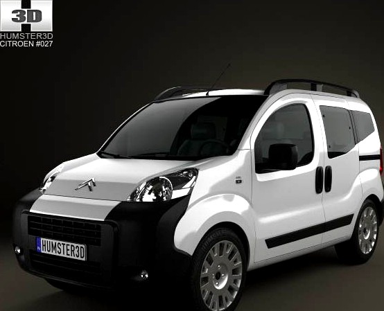 3D model of Citroen Nemo Multispace 2011