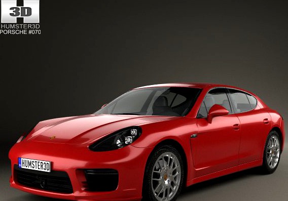 Porsche Panamera GTS 20143d model