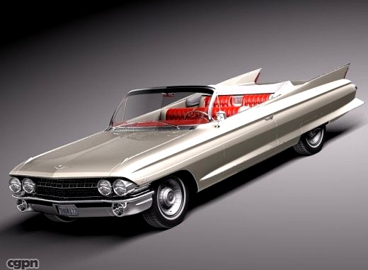 Cadillac 1961 Eldorado Convertible3d model