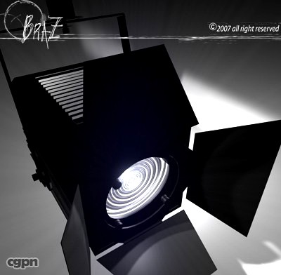 Stage light - Fresnel3d model