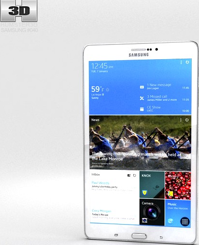 3D model of Samsung Galaxy TabPRO 8.4
