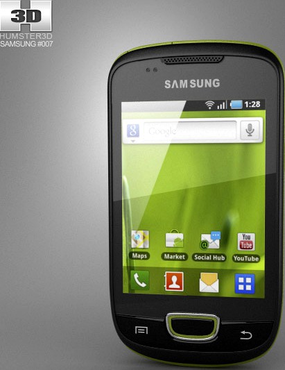 3D model of Samsung Galaxy S Mini