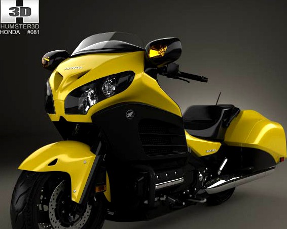 3D model of Honda Gold Wing F6B 2013