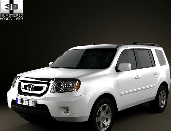 3D model of Honda Pilot 2010