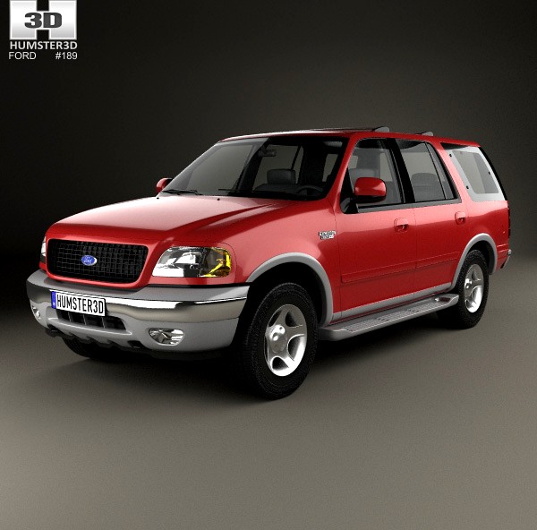 3D model of Ford Expedition 1998