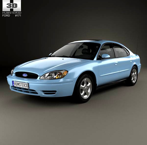 3D model of Ford Taurus 2000