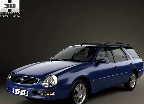 3D model of Ford Scorpio wagon 1994