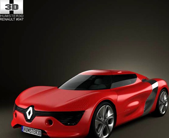 3D model of Renault DeZir 2010