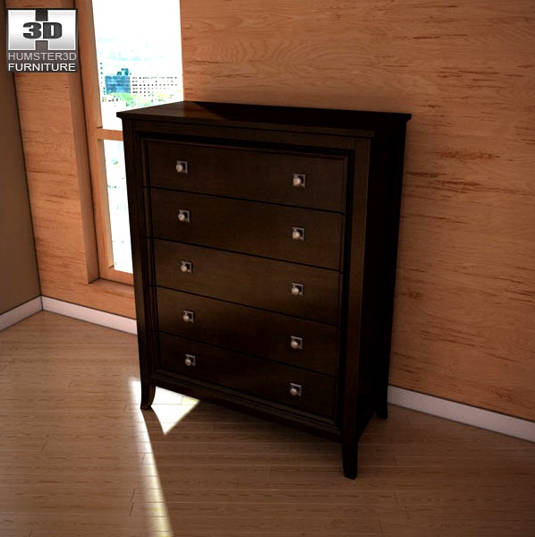 3D model of Ashley Martini Suite Chest