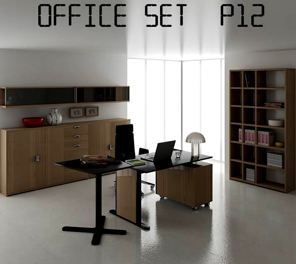 3D model of Office Set P12