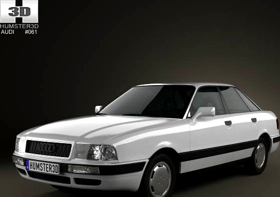 3D model of Audi 80 (B4) 1991