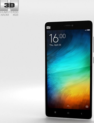 3D model of Xiaomi Mi 4i White