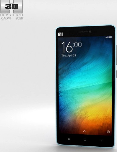 3D model of Xiaomi Mi 4i Blue