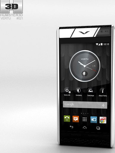 3D model of Vertu Aster Onyx Calf