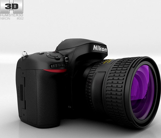 3D model of Nikon D600