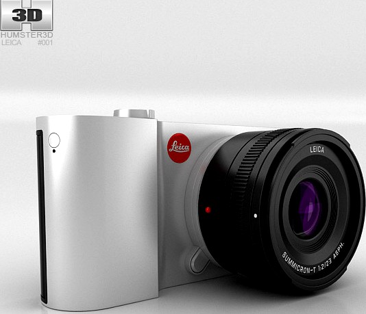 3D model of Leica T Silver