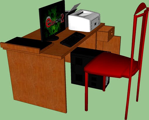Meja server warnet