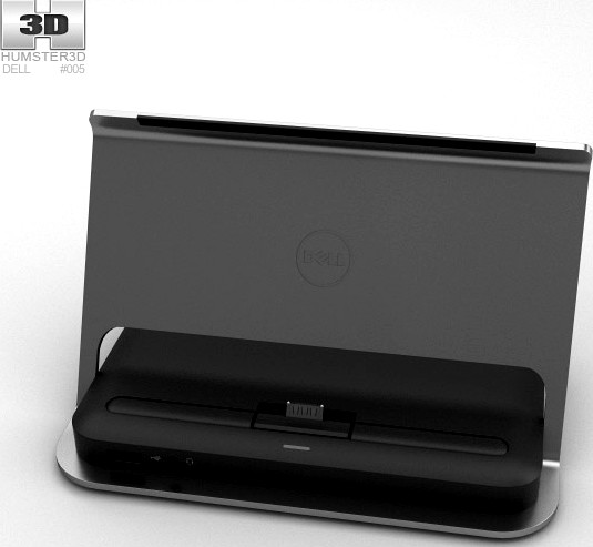 3D model of Dell Tablet Dock for Venue 11 Pro