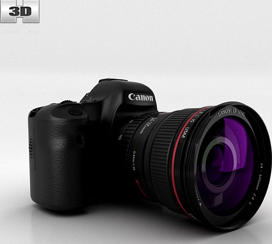 3D model of Canon EOS 6D