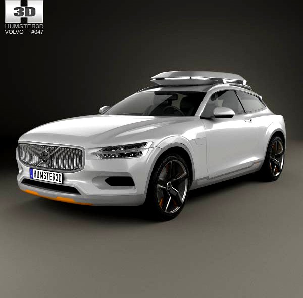 3D model of Volvo XC Coupe 2013