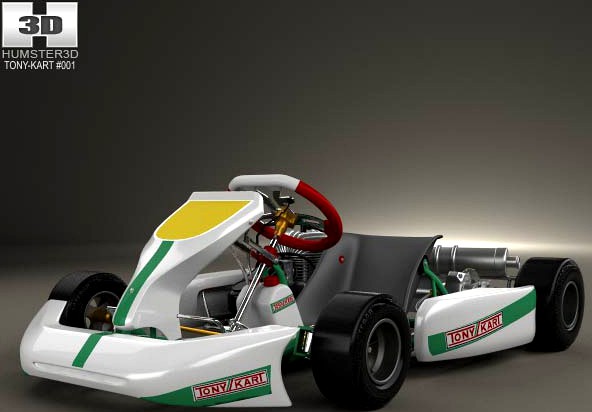 3D model of Tony Kart Rocky EXP 2014