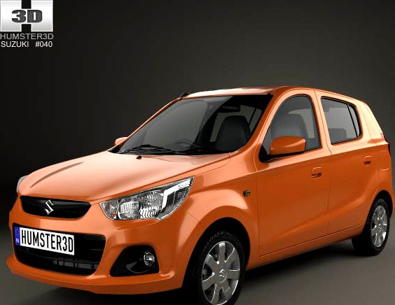 3D model of Suzuki Alto K10 2014