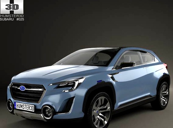 3D model of Subaru VIZIV 2 2014