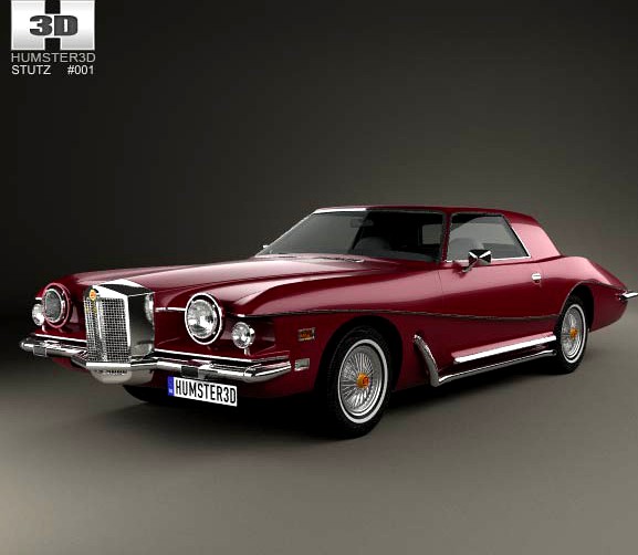 3D model of Stutz Blackhawk IV 1974
