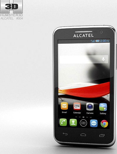 3D model of Alcatel One Touch Evolve Black