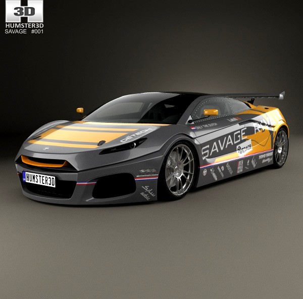 3D model of Savage Rivale GTR 2014