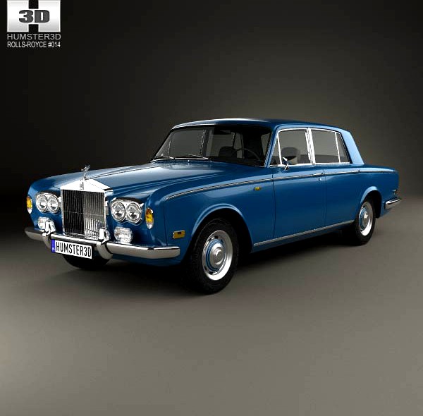 3D model of Rolls-Royce Silver Shadow 1965