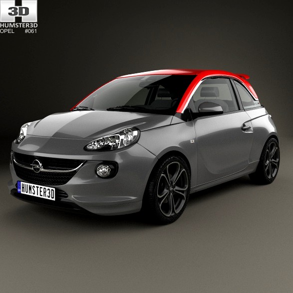 3D model of Opel Adam S 2014