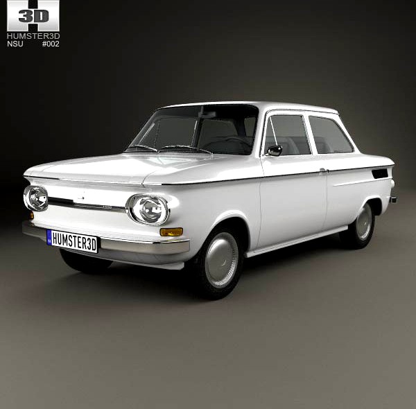 3D model of NSU Prinz 1000 1961