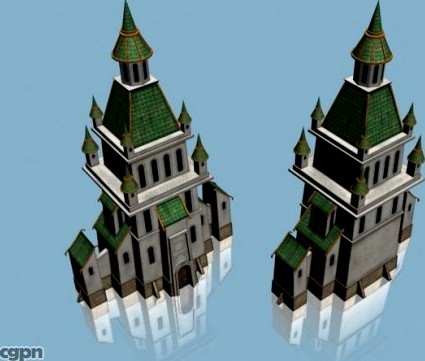 Fantasy Temple3d model